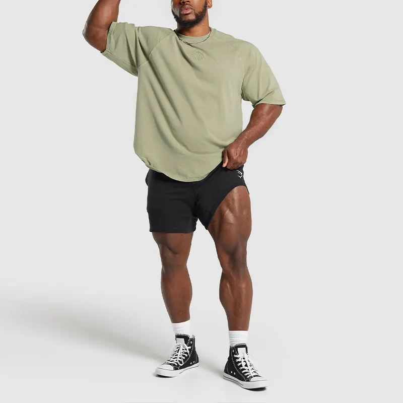 GYMSHARK T Shirt Men's Natural Sage Green-2