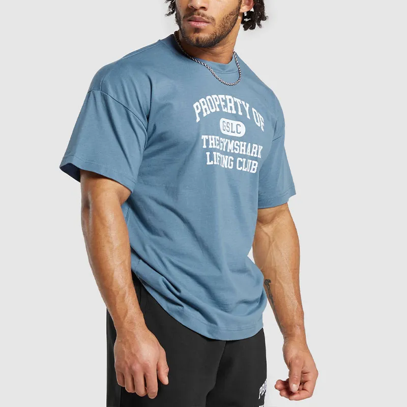 GYMSHARK T Shirts Men Blue-2