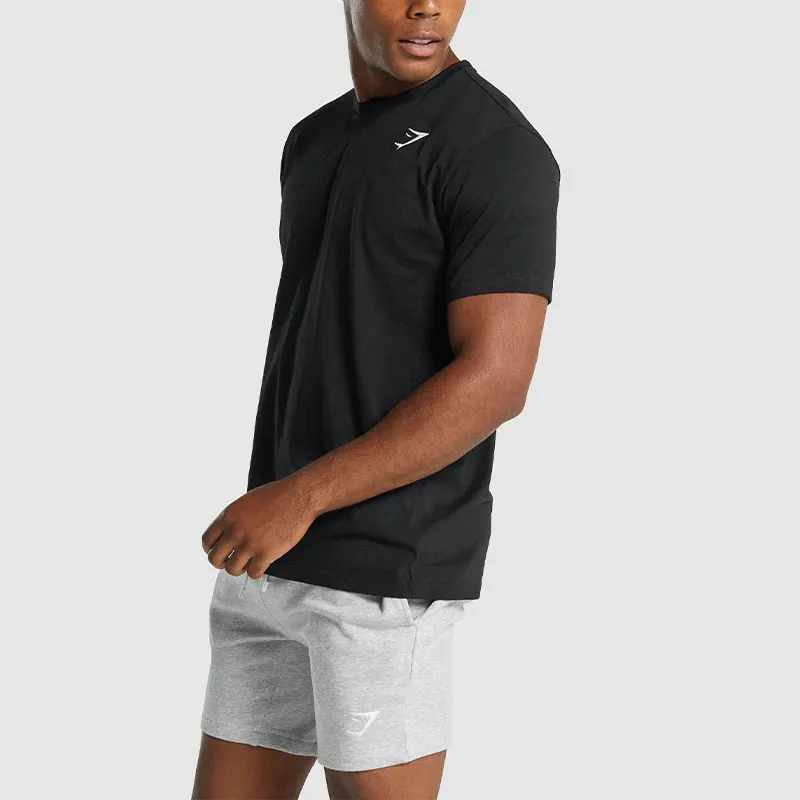 GYMSHARK T Shirts Men Black-3