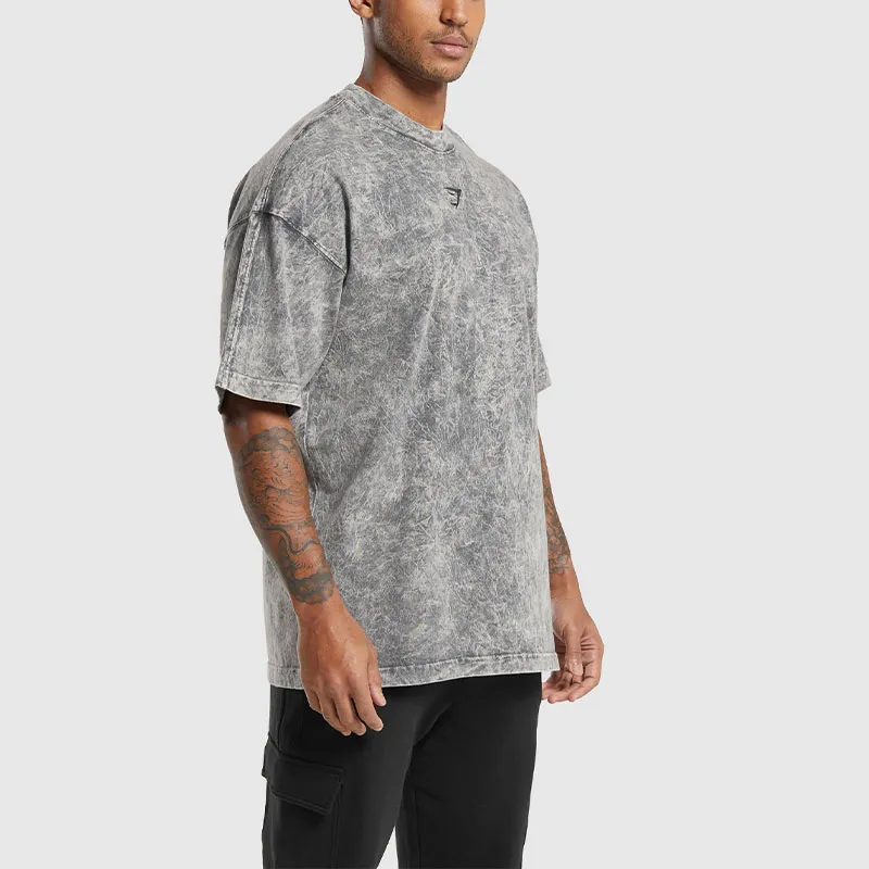 GYMSHARK T Shirts Men Gray-2