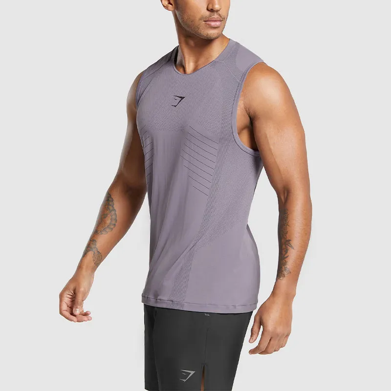GYMSHARK Tank Top Men's Dusty Purple-3
