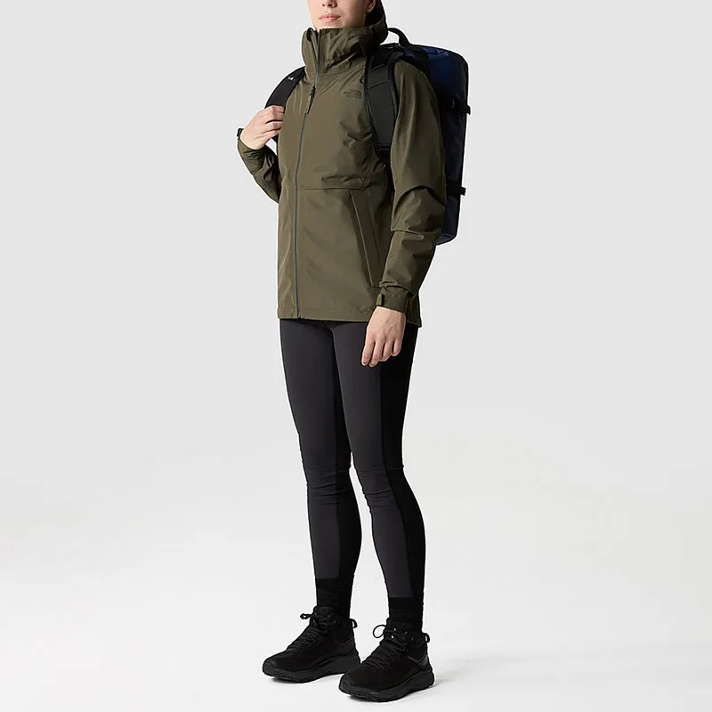 THE NORTH FACE WOMEN'S DRYZZLE FUTURELIGHT™ JACKET Jackets Coats Women's Gray Green-2