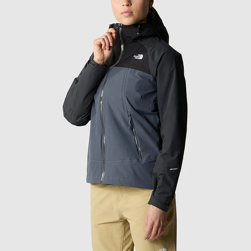 THE NORTH FACE WOMEN'S STRATOS HOODED JACKET Jackets & Coats Women's Gray-5