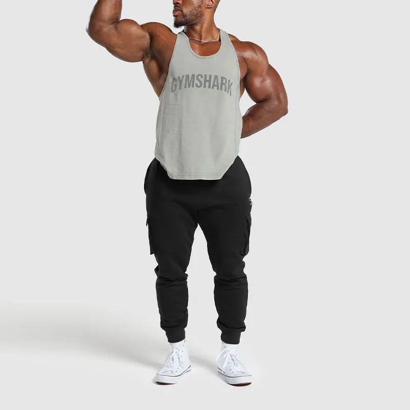 GYMSHARK Tank Top Men's Smoke Gray-2