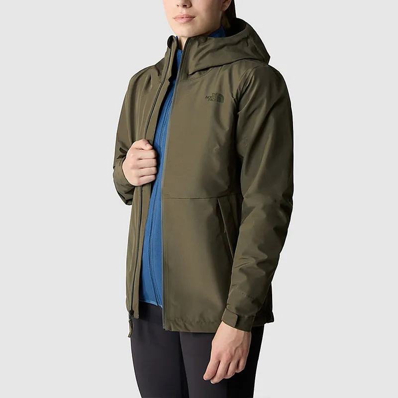 THE NORTH FACE WOMEN'S DRYZZLE FUTURELIGHT™ JACKET Jackets Coats Women's Gray Green-4