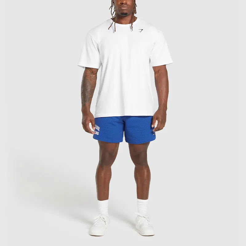 GYMSHARK LIFTING MESH 7' SHORTS Casual Shorts Men's Blue-3