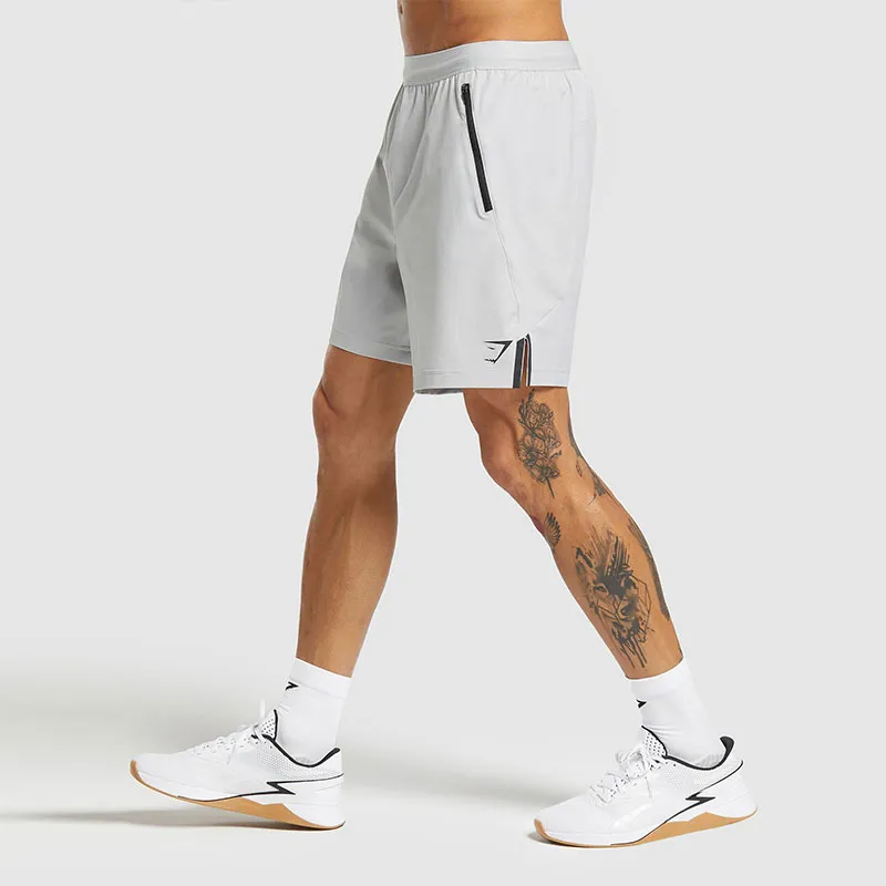 GYMSHARK APEX 7' HYBRID SHORTS Casual Shorts Men's Light Gray-3
