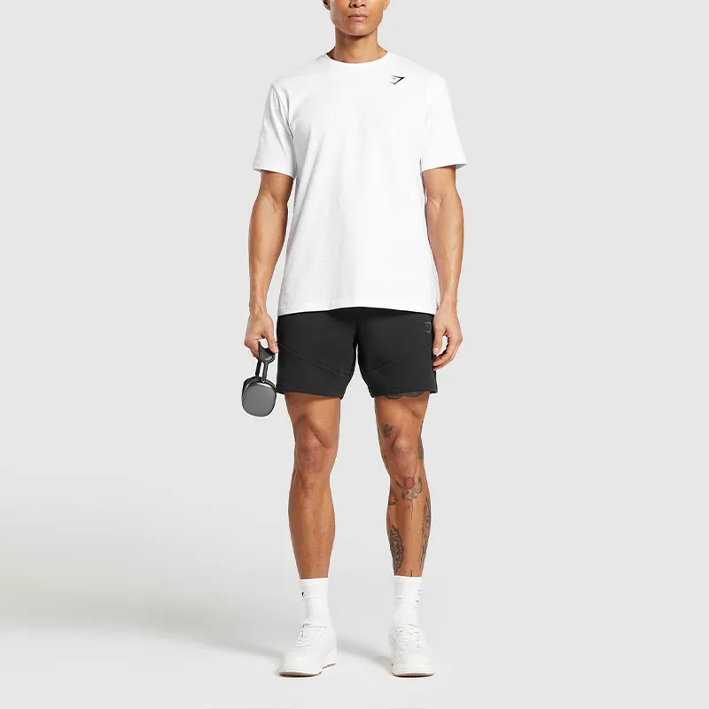 GYMSHARK INTERLOCK TECH 6' SHORTS Casual Shorts Men's Black-2