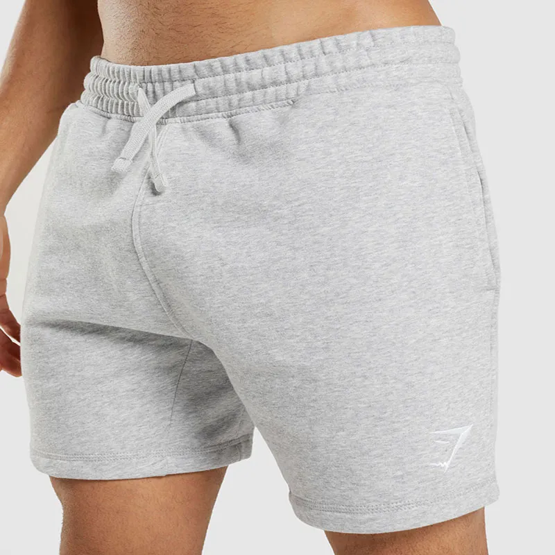 GYMSHARK CREST SHORTS Casual Shorts Men's Light Gray-4