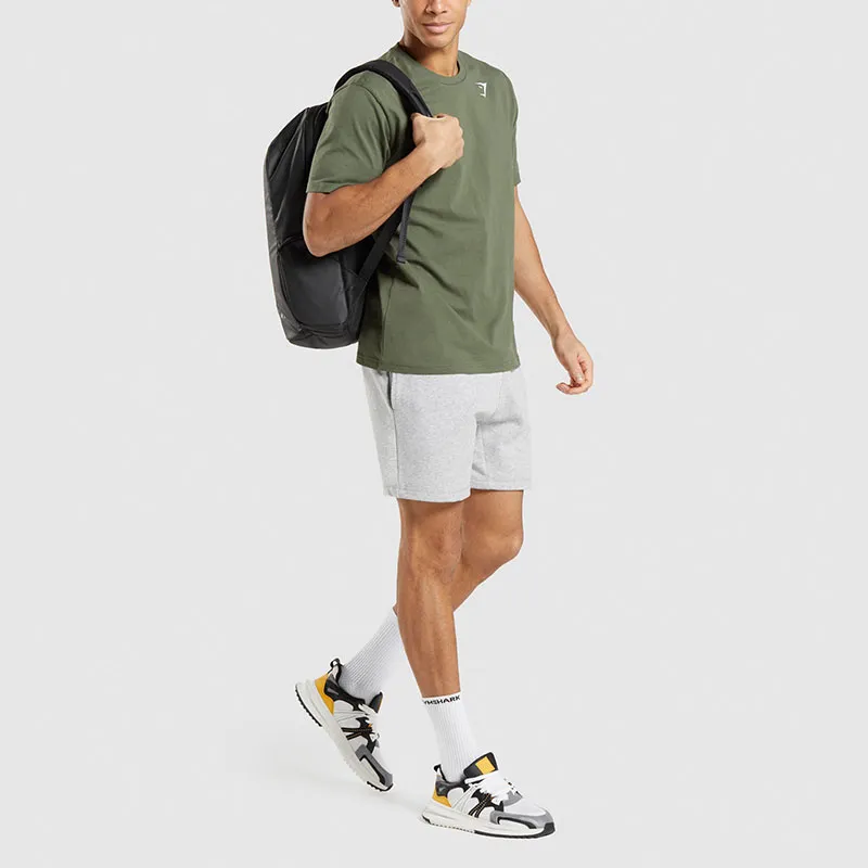 GYMSHARK CREST SHORTS Casual Shorts Men's Light Gray-2