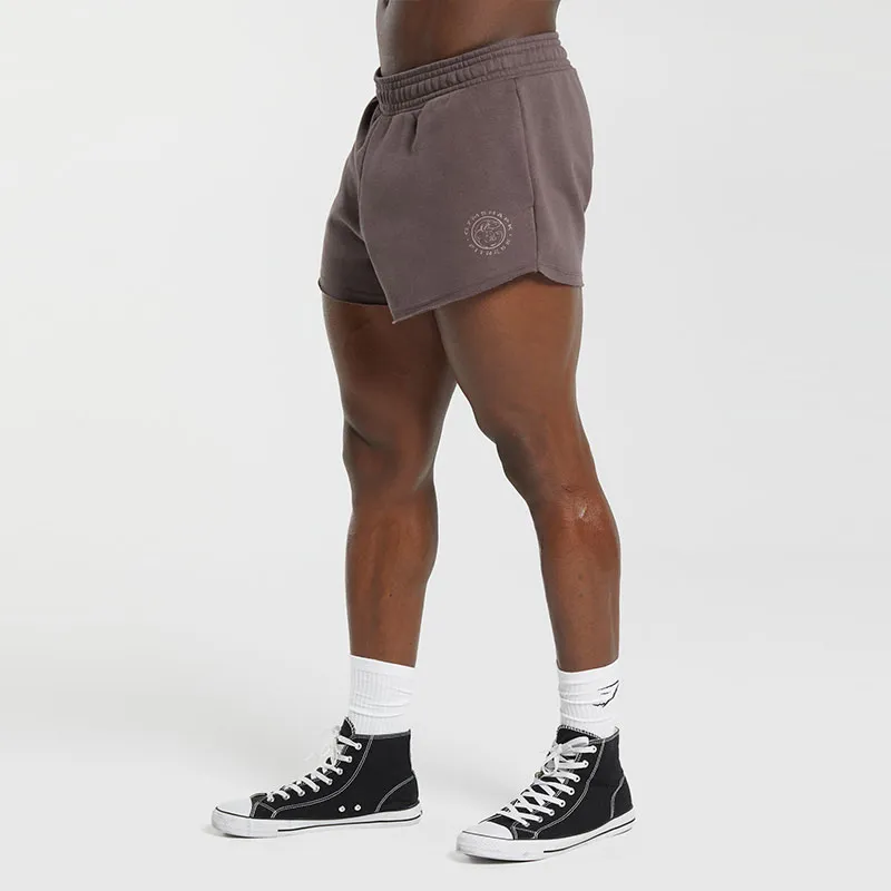 GYMSHARK LEGACY 4' SHORTS Casual Shorts Men's Walnut Wood Fuchsia-3