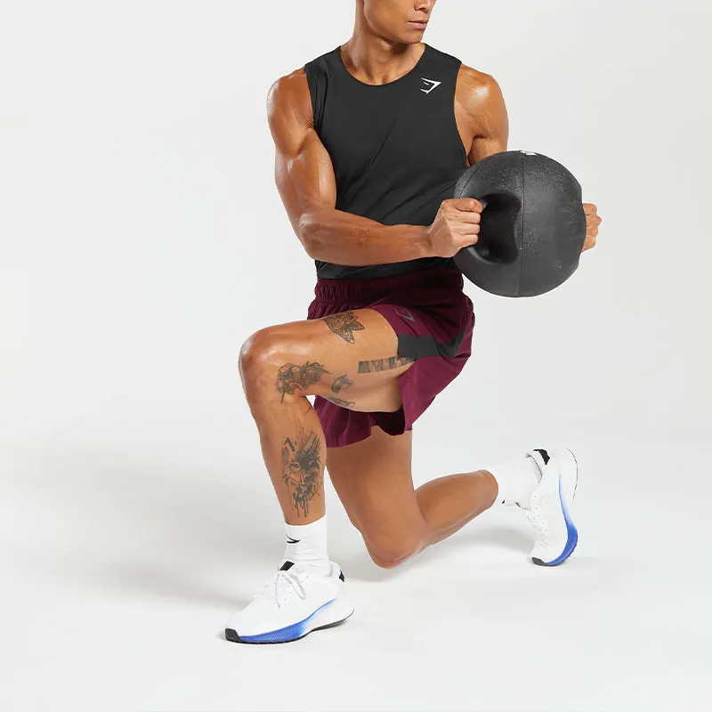 GYMSHARK SPORT 5' SHORTS Sports Shorts Men's Plum Pink-3
