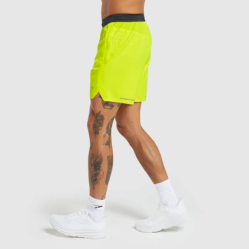 GYMSHARK SPEED 7' SHORTS Casual Shorts Men's Green-3