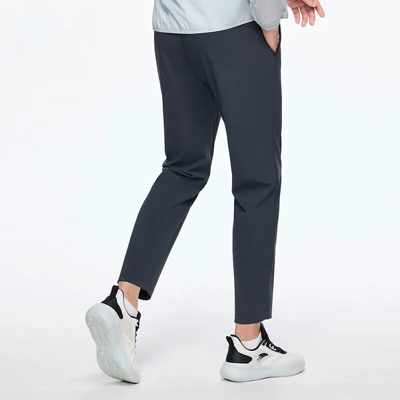 Anta Variety Training Collection Casual Pants Men's Wax Gray-2