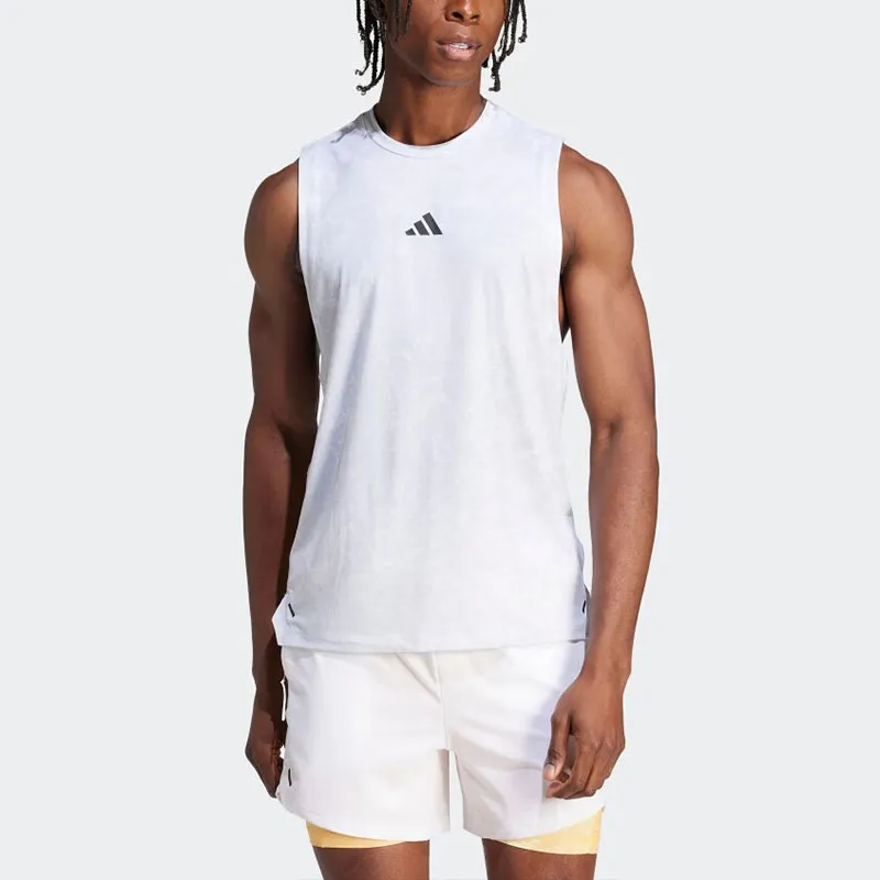 Adidas SS24 Tank Tops Men's White-1