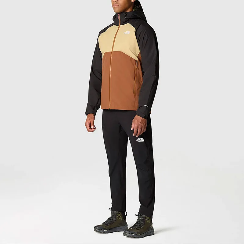 THE NORTH FACE MEN'S STRATOS HOODED JACKET Jackets Coats Men's Stone Brown-2