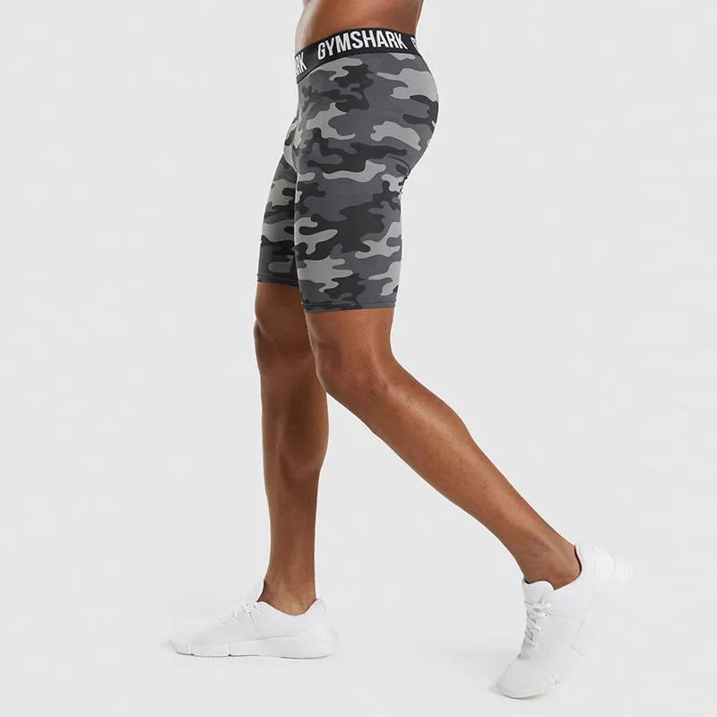 GYMSHARK ELEMENT BASELAYER SHORTS Sports Shorts Men's Gray-3