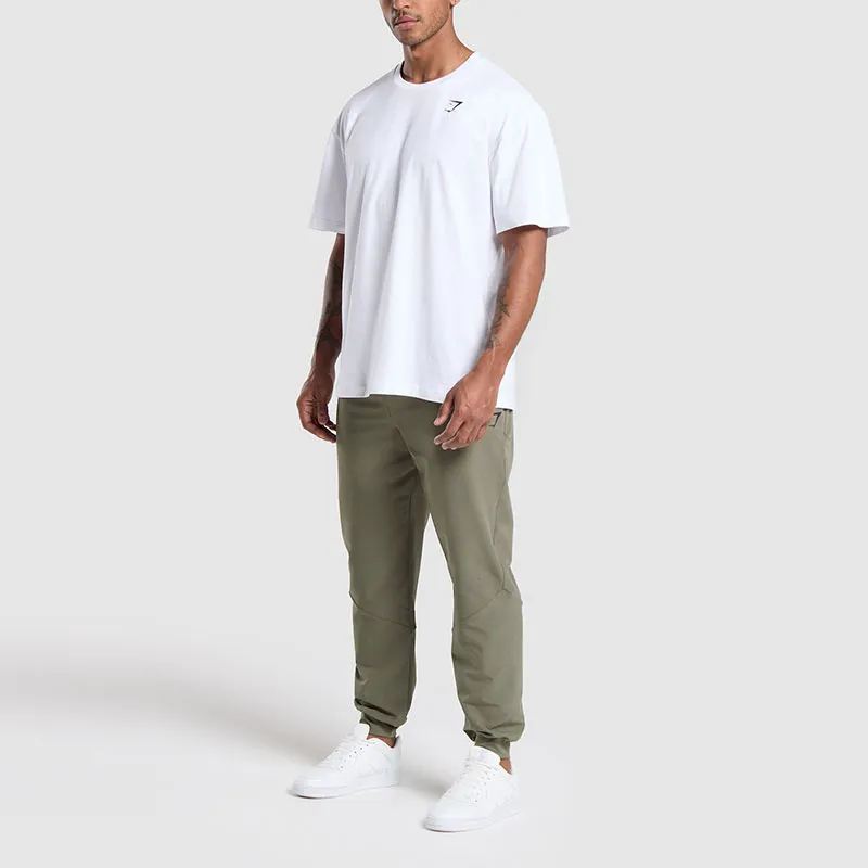GYMSHARK EASE WOVEN JOGGER Casual Pants Men's Green-2