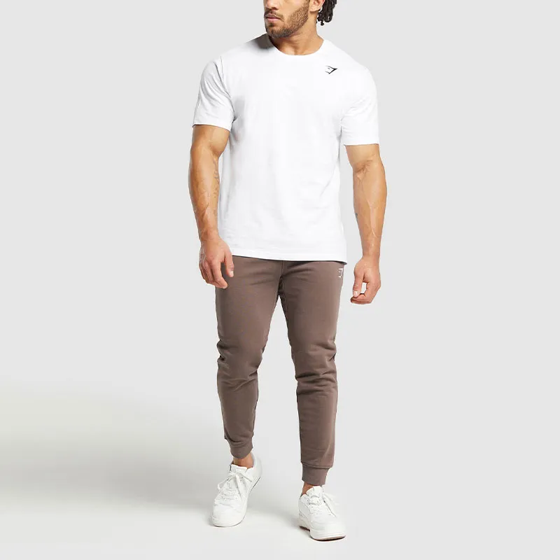 GYMSHARK CREST JOGGERS Knitted Sports Pants Men's Truffle Brown-2