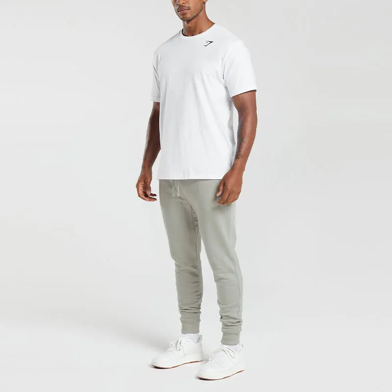 GYMSHARK CREST JOGGERS Knitted Sports Pants Men's Lime Gray-2