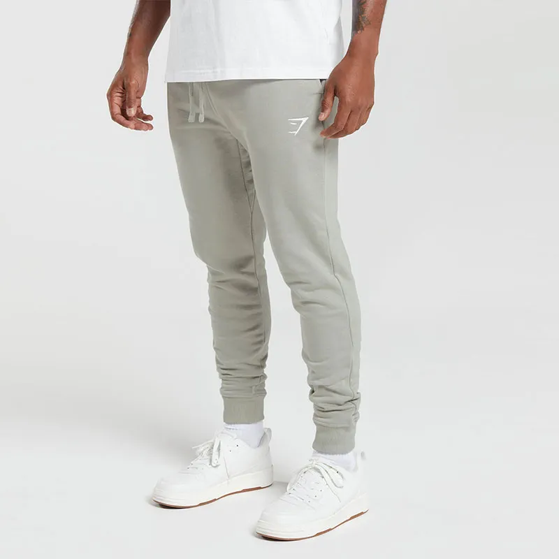GYMSHARK CREST JOGGERS Knitted Sports Pants Men's Lime Gray-3