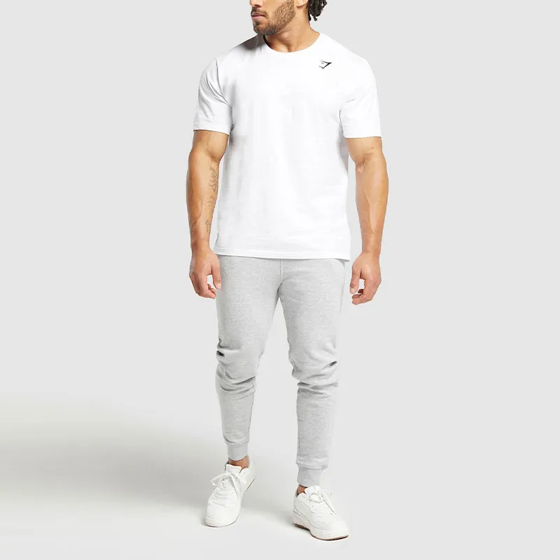 GYMSHARK CREST JOGGERS Knitted Sports Pants Men's Gray-2