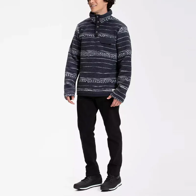 THE NORTH FACE Men's Printed Cragmont ½ Snap Pullover Sweatshirt Men's Blue-2