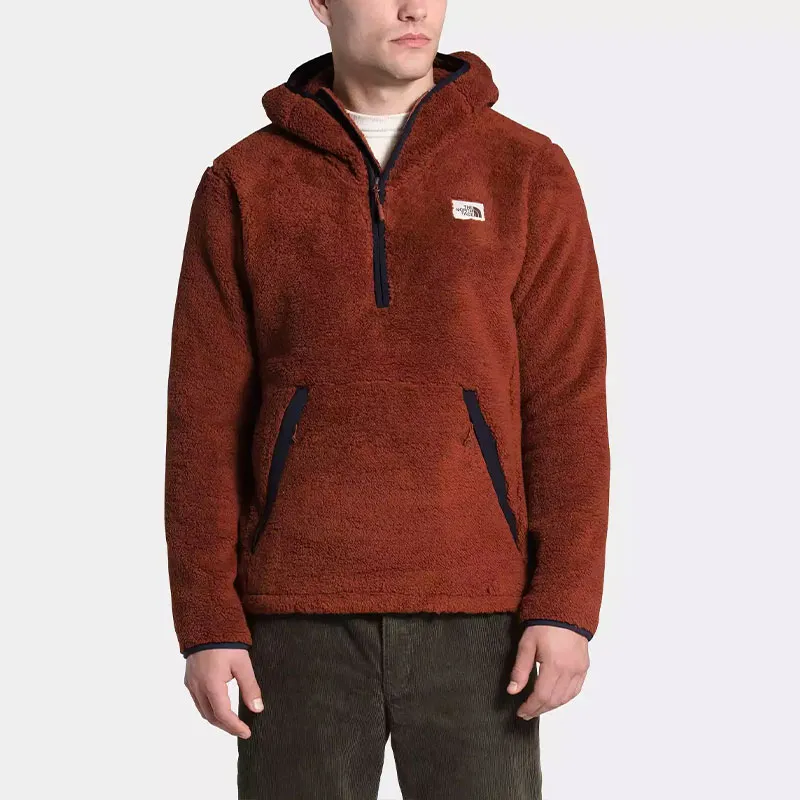 THE NORTH FACE Men's Campshire Pullover Hoodie Sweatshirt Men's Brown-1