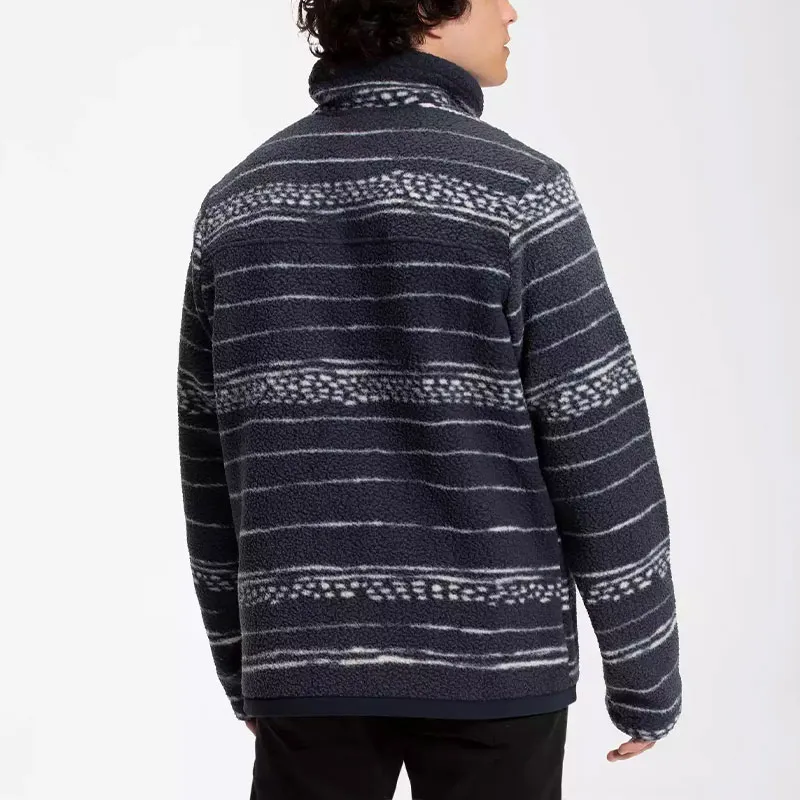 THE NORTH FACE Men's Printed Cragmont ½ Snap Pullover Sweatshirt Men's Blue-4