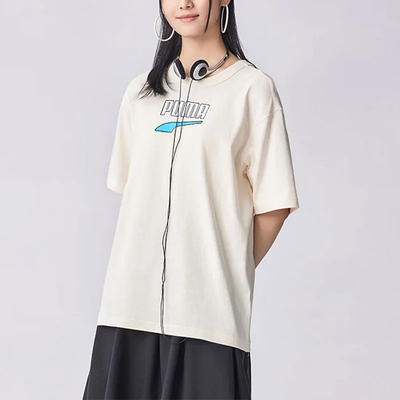PUMA T Shirt Unisex Almond Candy-3