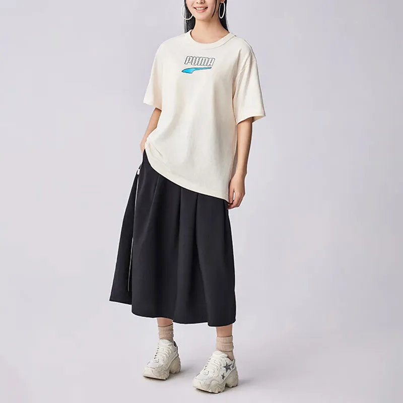 PUMA T Shirt Unisex Almond Candy-2