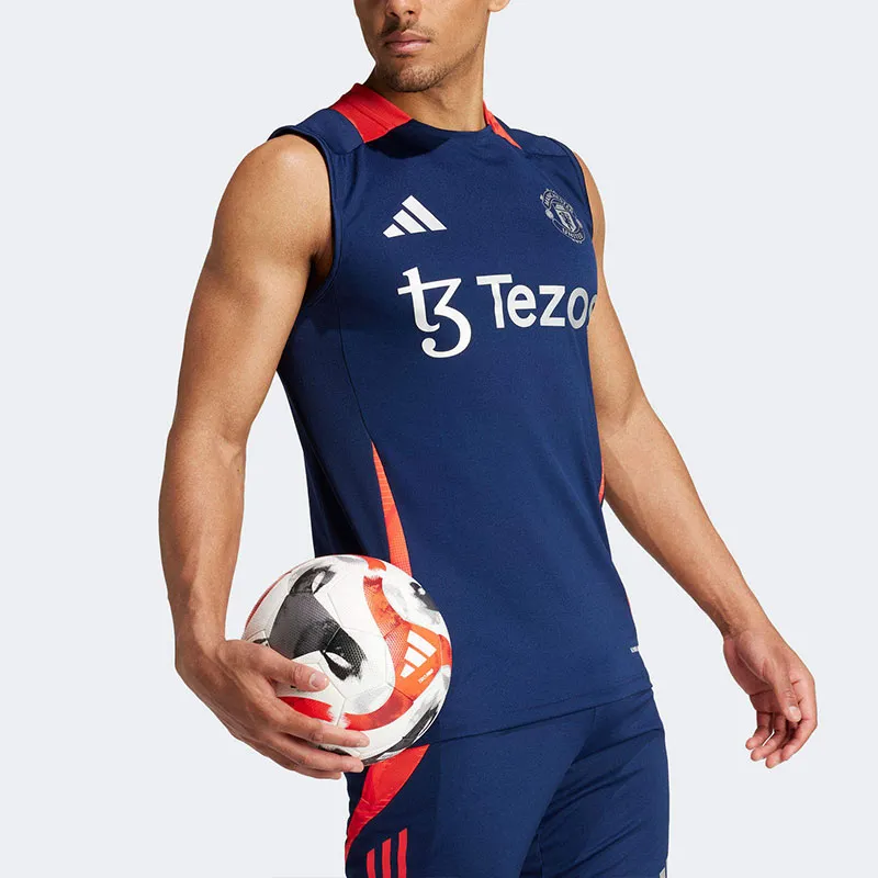 Adidas SS24 Soccer Jersey Men's Blue-2