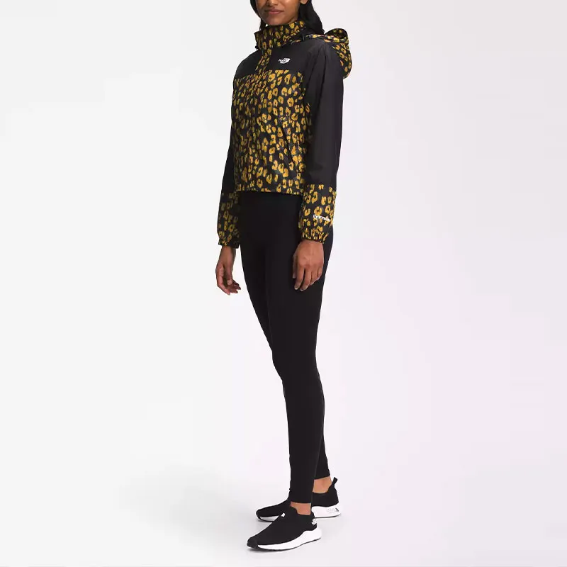 THE NORTH FACE Women's Printed Hydrenaline™ Wind Jacket Jackets Coats Women's Yellow-2