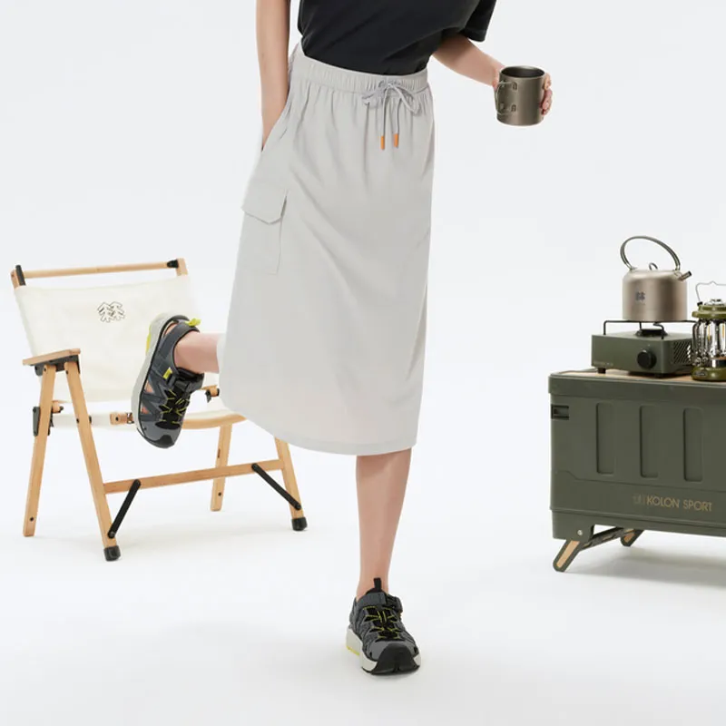 KOLON SPORT DAYPACK Collection Casual Long Skirt Women's-6
