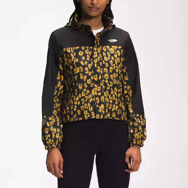 THE NORTH FACE Women's Printed Hydrenaline™ Wind Jacket Jackets Coats Women's Yellow-3