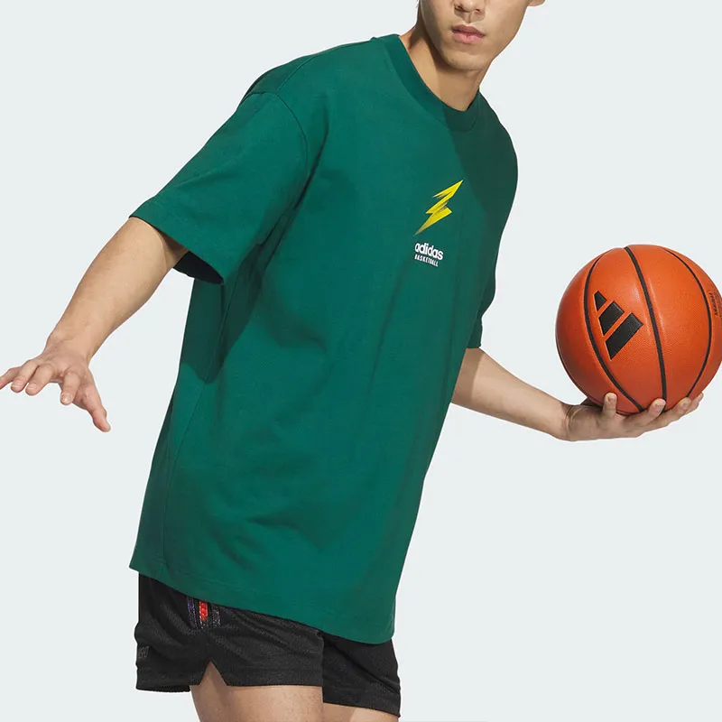 Adidas T Shirt Men's Forest Green-4