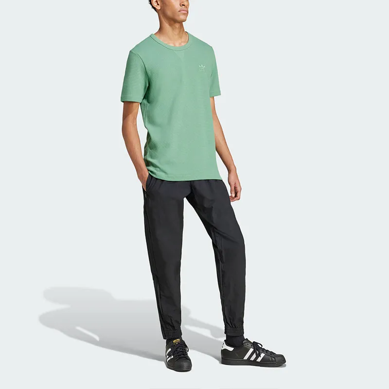 Adidas Originals Essential T Shirt Men's Light Green-1