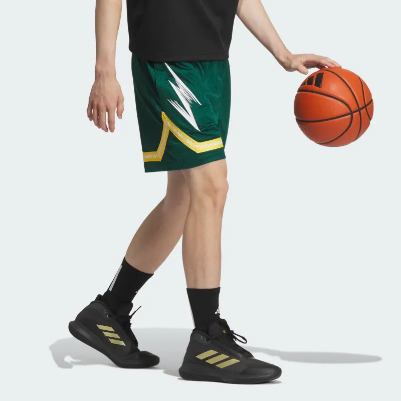 Adidas BASKETBALL SHORTS Basketball Shorts Men's Forest Green-1