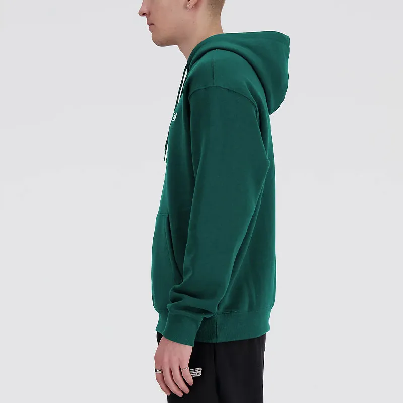 New Balance Logo Printed Drawstring Hoodie-2