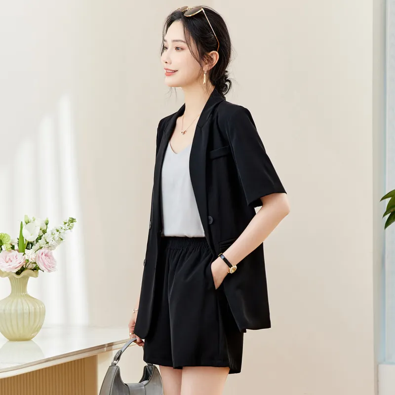 TERRE BLEUE Casual Suit Women's Black-1