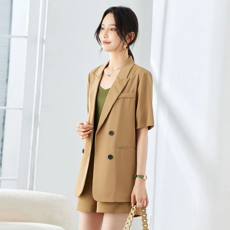 TERRE BLEUE Casual Suit Women's Khaki-1