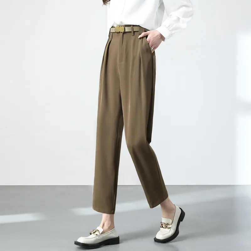 TERRE BLEUE Casual Pants Women's Light Khaki-3