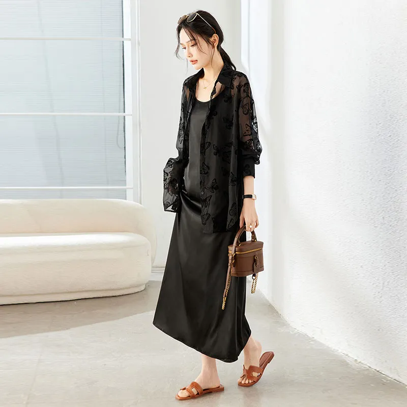 TERRE BLEUE Skirt Set Women's Black-1