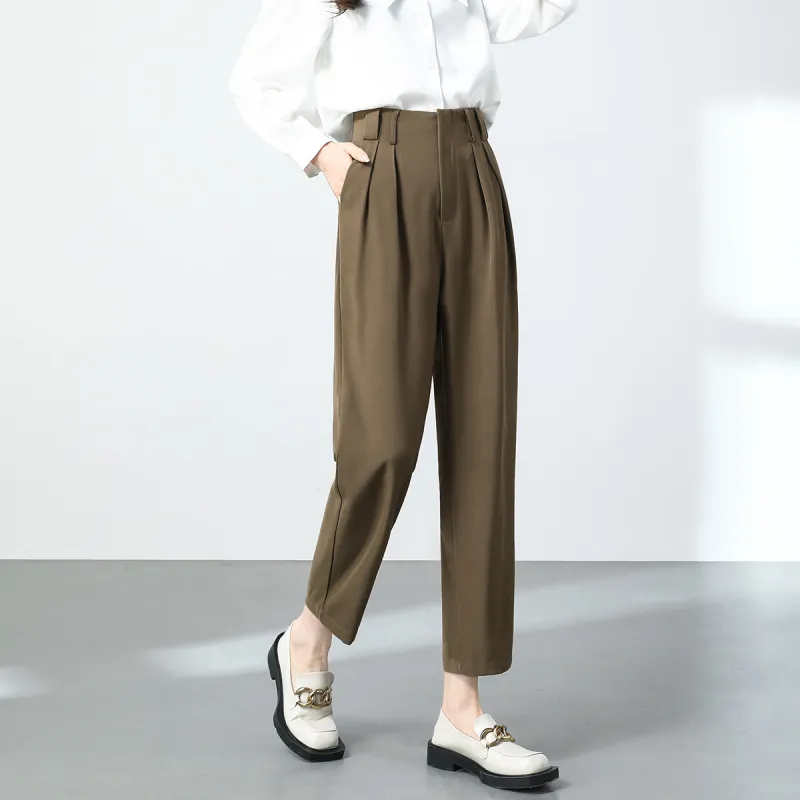 TERRE BLEUE Casual Pants Women's Light Khaki-4