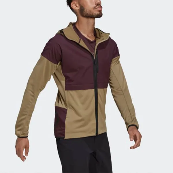 Adidas FIVE TEN FLOOCE WIND JACKET Jackets Coats Men's Brown-3
