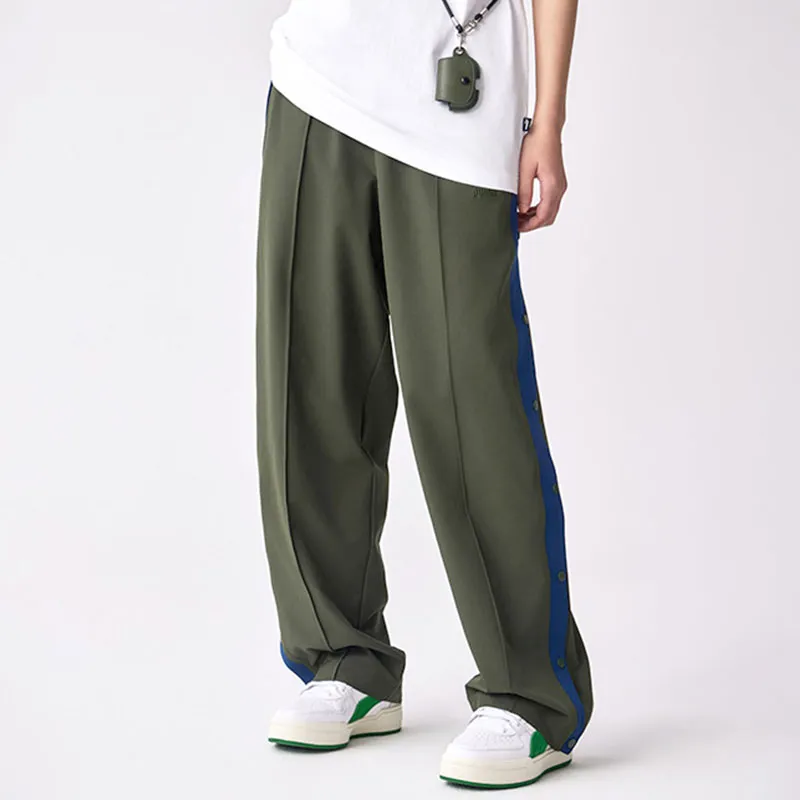 PUMA Fall 2022 T7 Collection T7 WOVEN PANTS Casual Pants Unisex Army Green-2