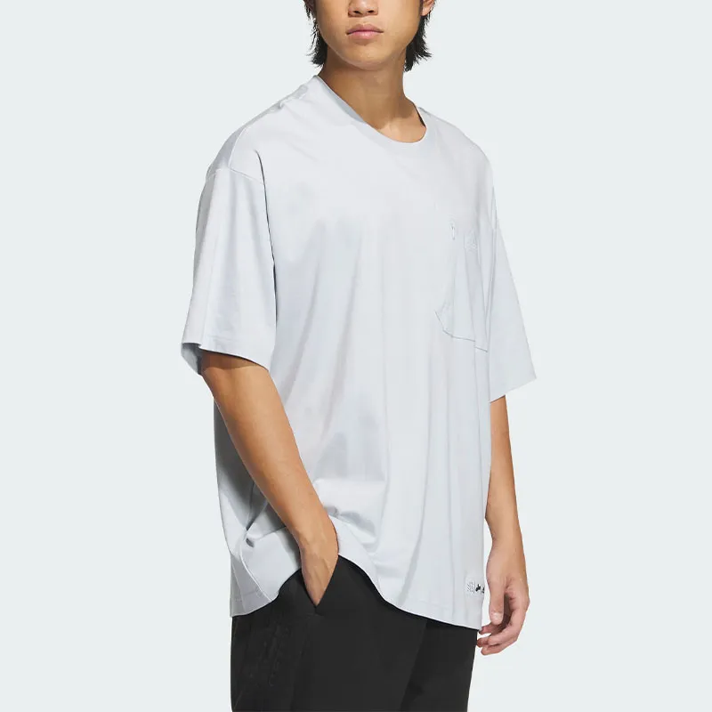 Adidas T Shirts Men Talc-1
