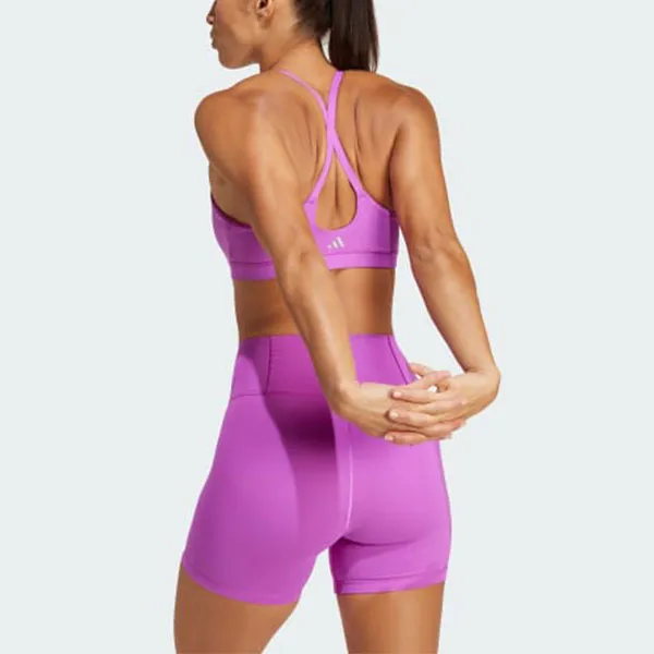 Adidas ALL ME LIGHT SUPPORT BRA Sports Underwear Women's Purple-5