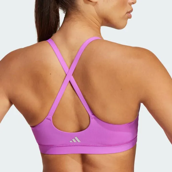 Adidas ALL ME LIGHT SUPPORT BRA Sports Underwear Women's Purple-4