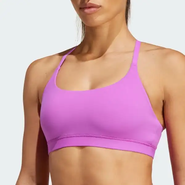 Adidas ALL ME LIGHT SUPPORT BRA Sports Underwear Women's Purple-6